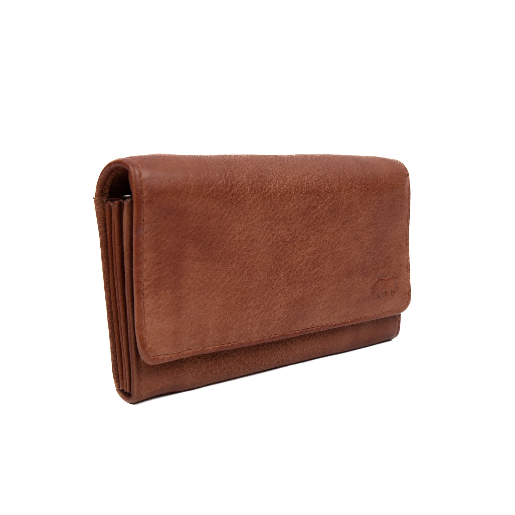 Wrap wallet 'Sigrid' cognac - CP 6096