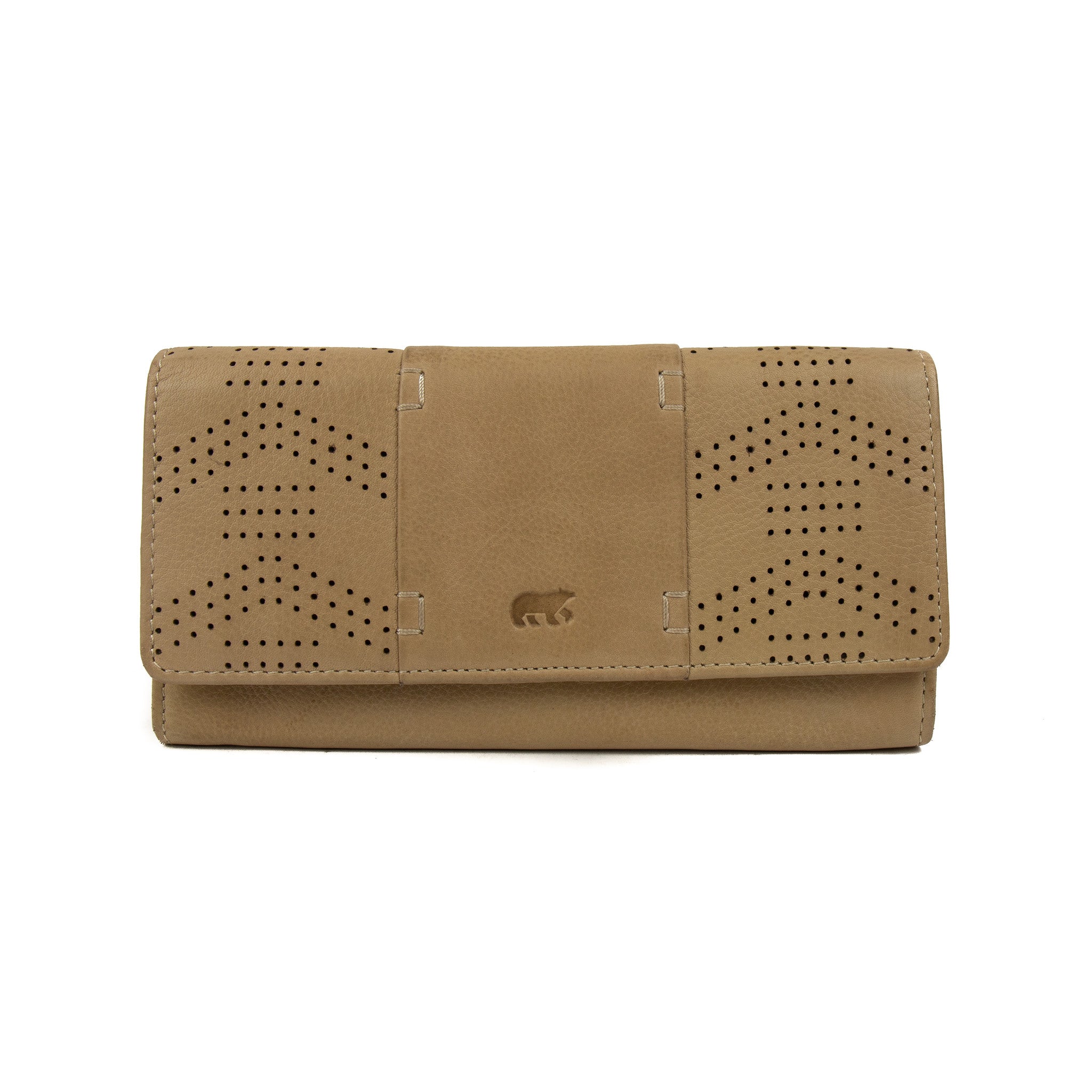 Wrap wallet 'Sterre' beige - CL 18208