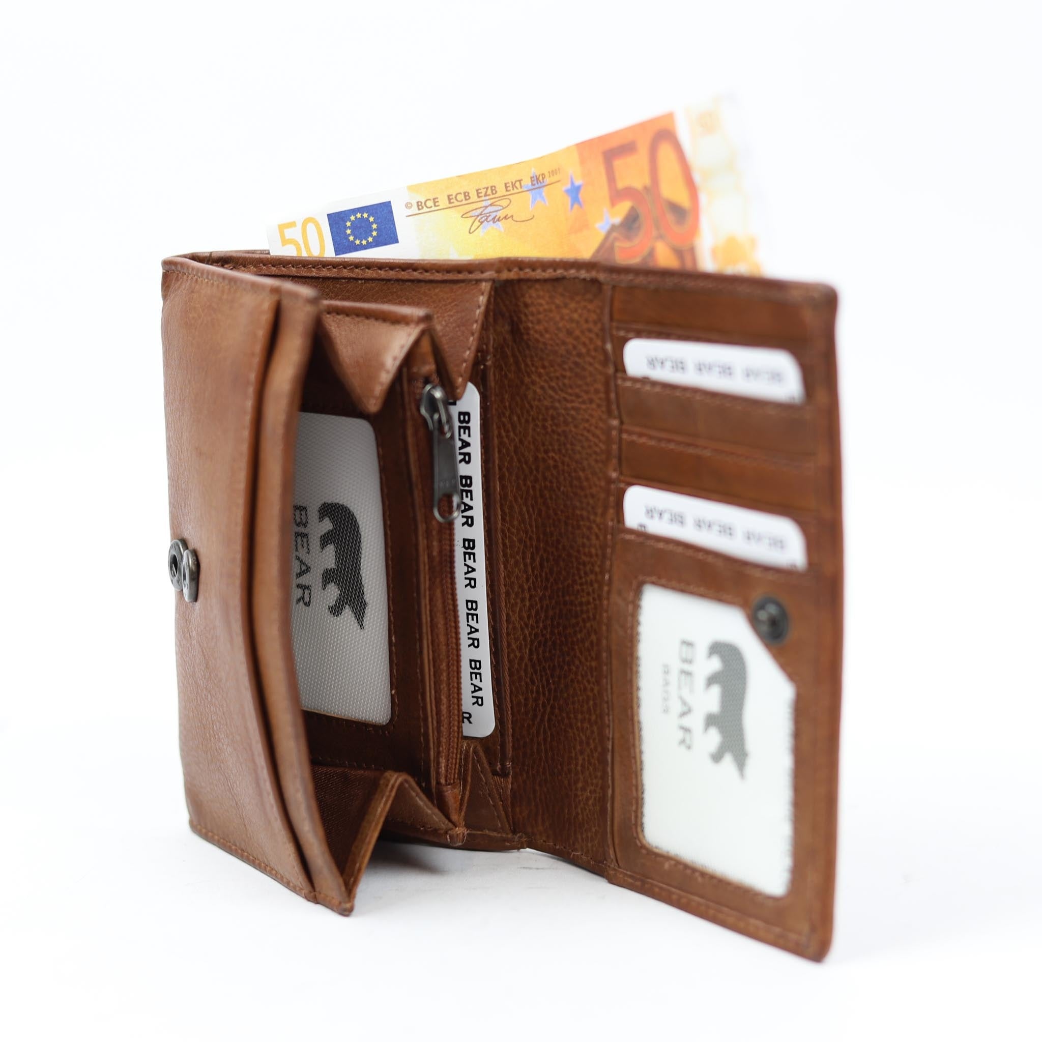 Wrap wallet 'Sweety' cognac - CP 5066