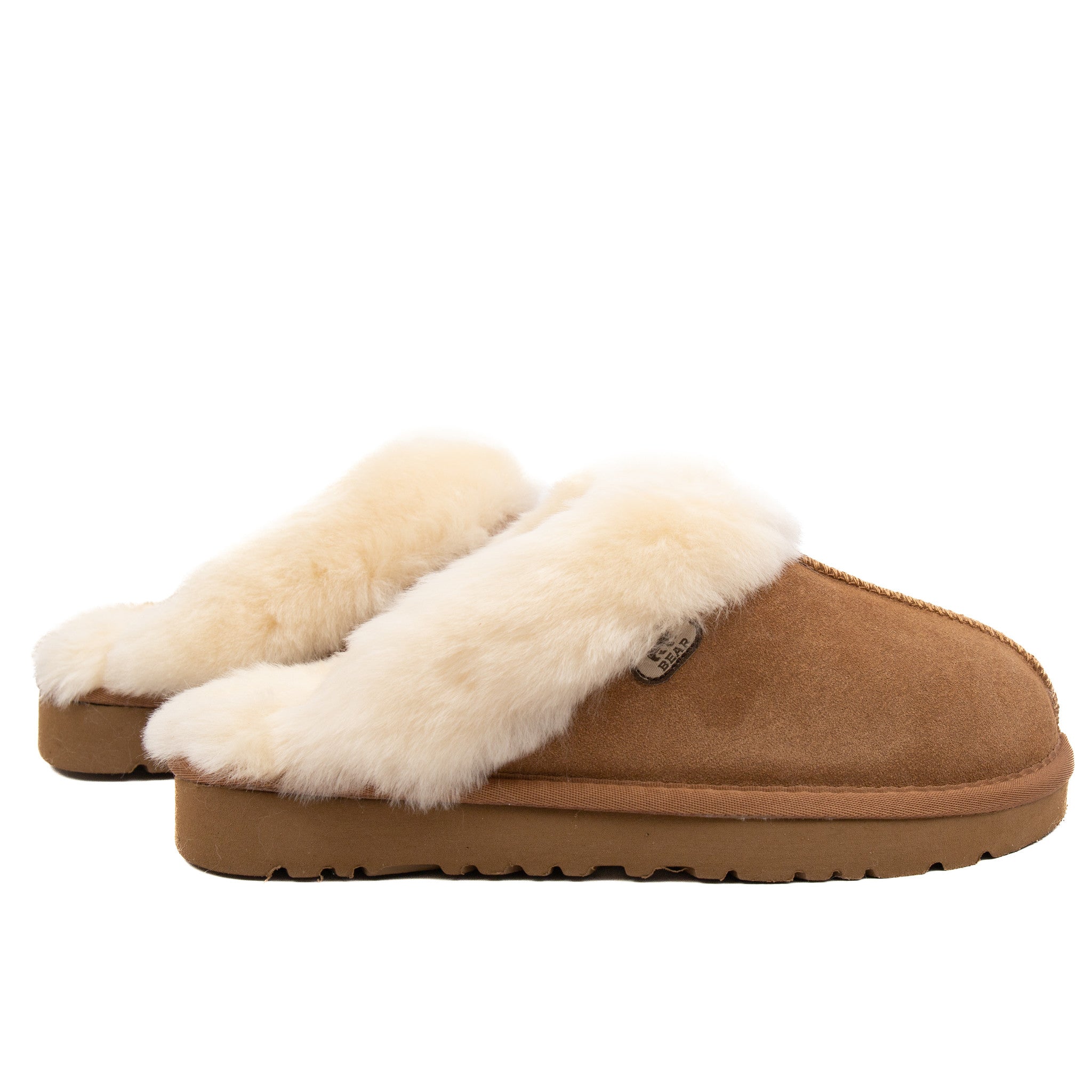 Slippers 'Teddy' beige