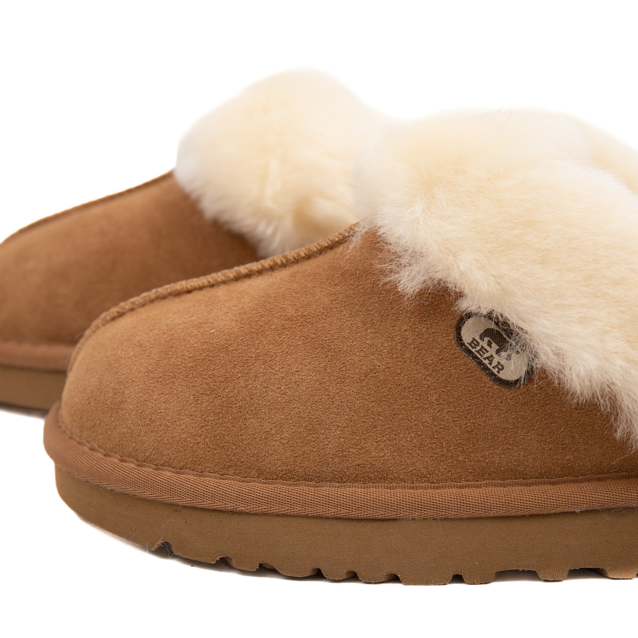 Slippers 'Teddy' beige