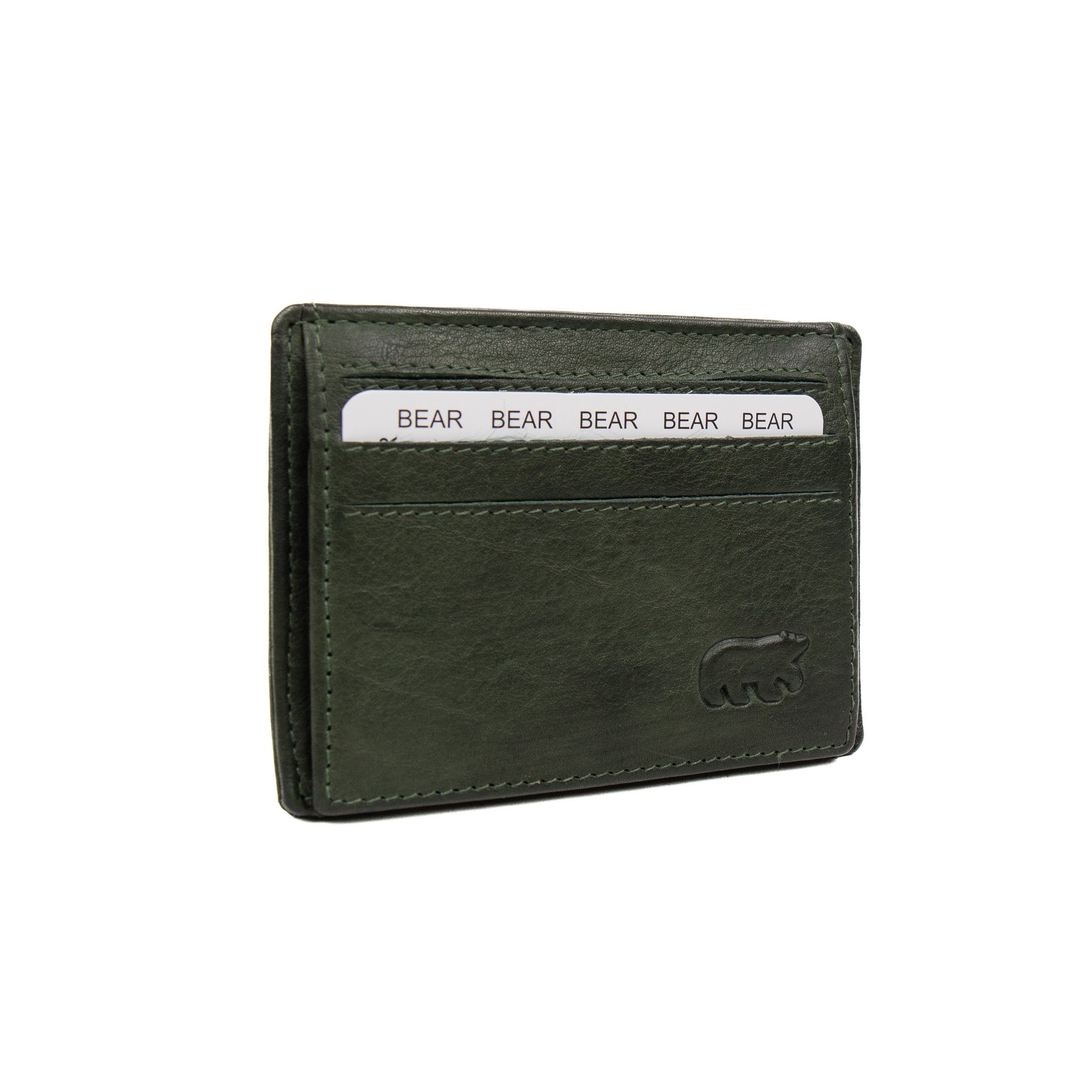 Card holder 'Laurie' green - CP 6093