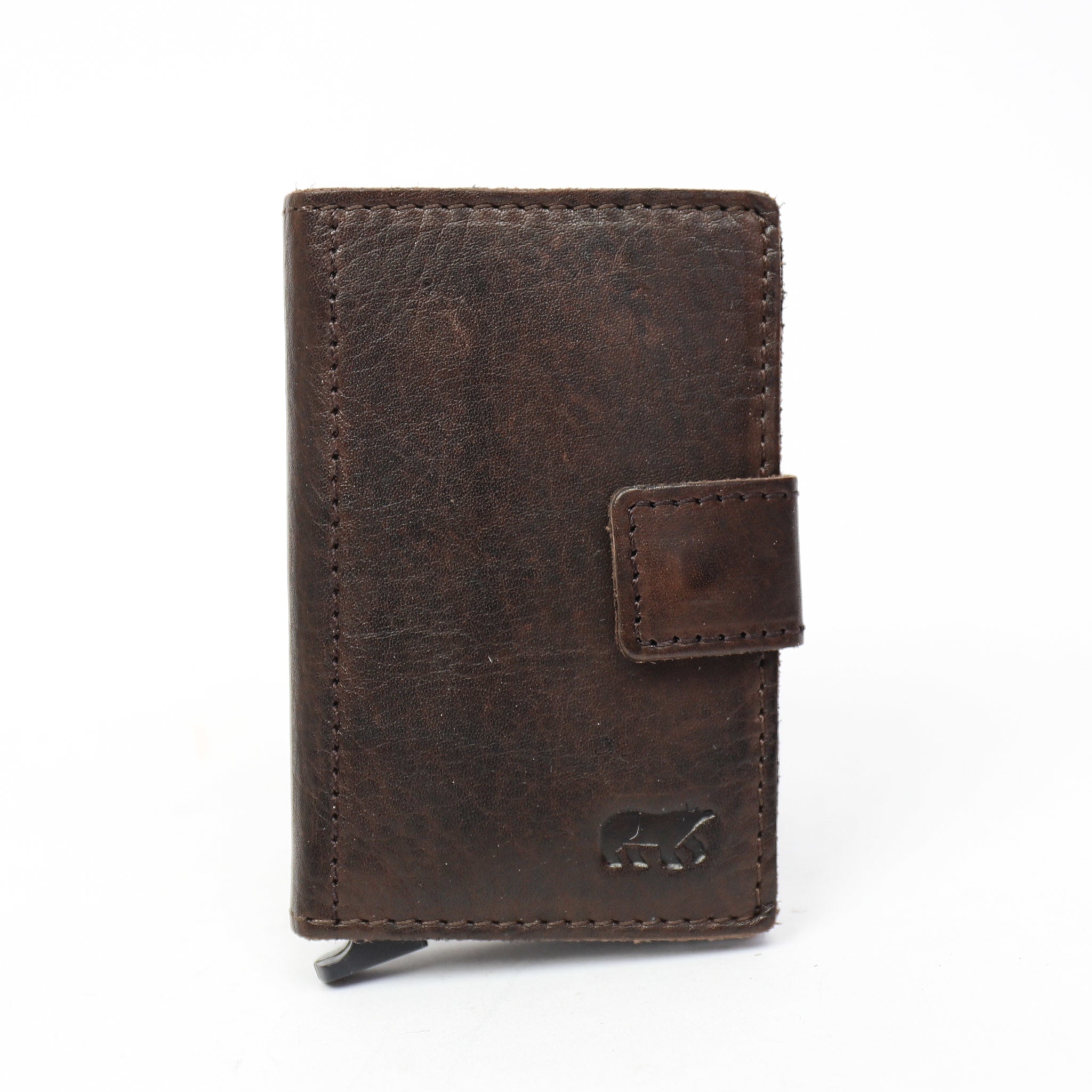 Card holder 'Pip' dark brown - CL 15254
