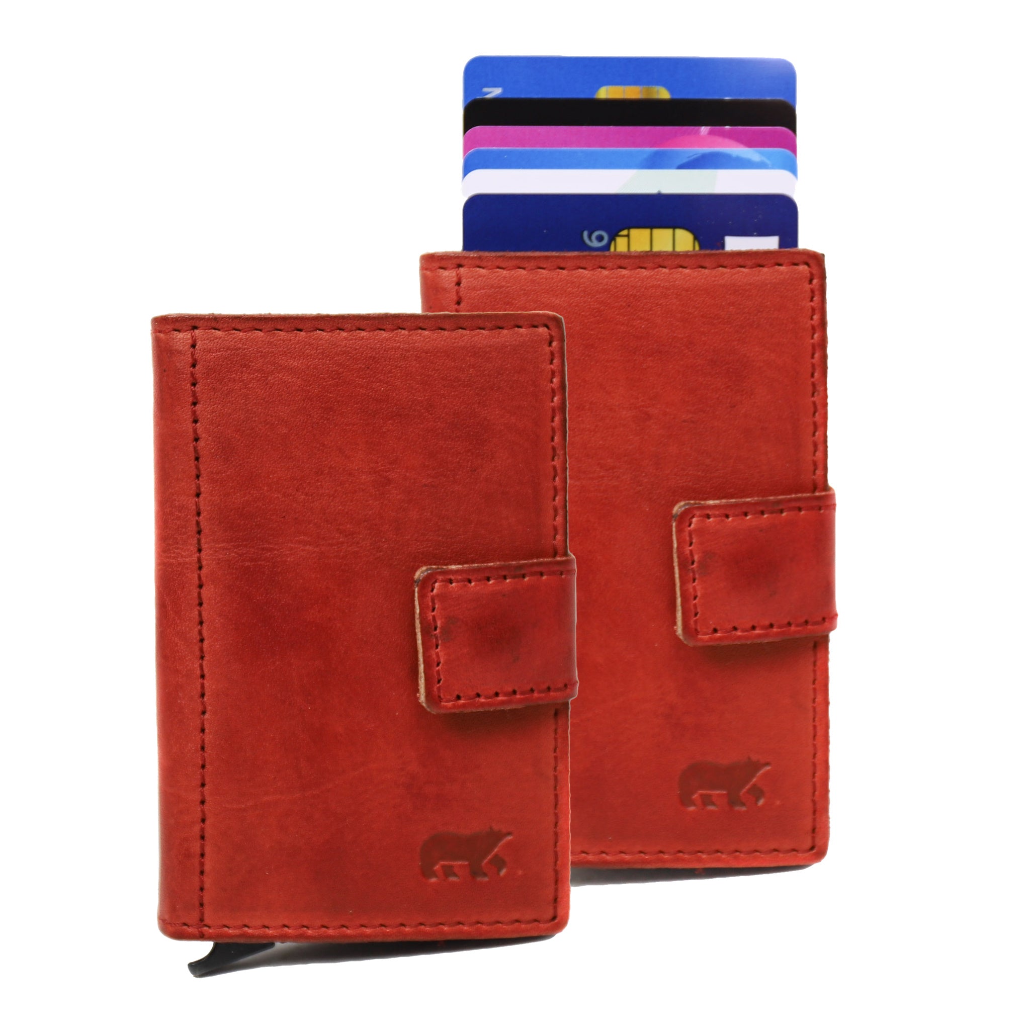 Card holder 'Pip' red - CL 15254