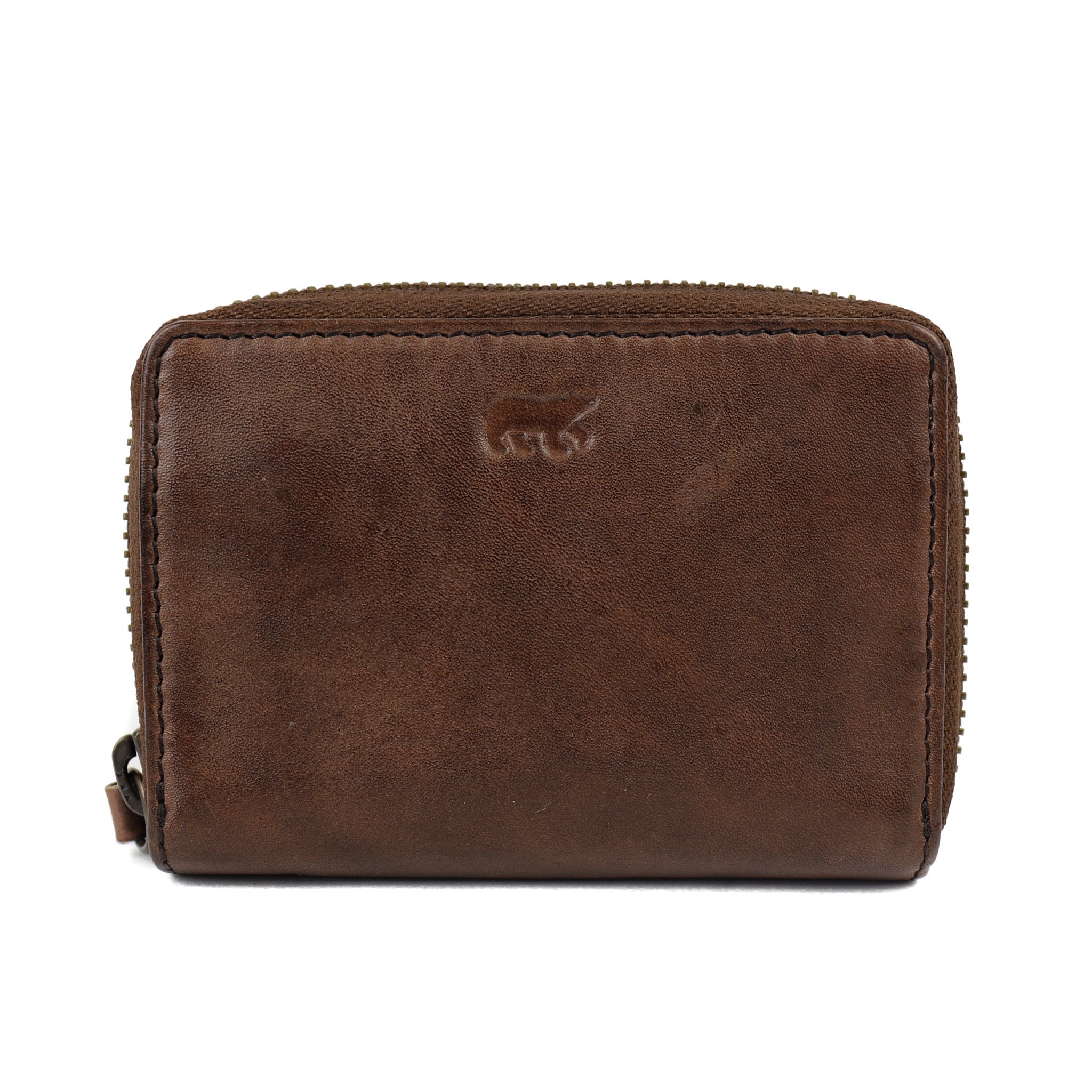 Card holder 'Rudie' dark brown - CL 19408