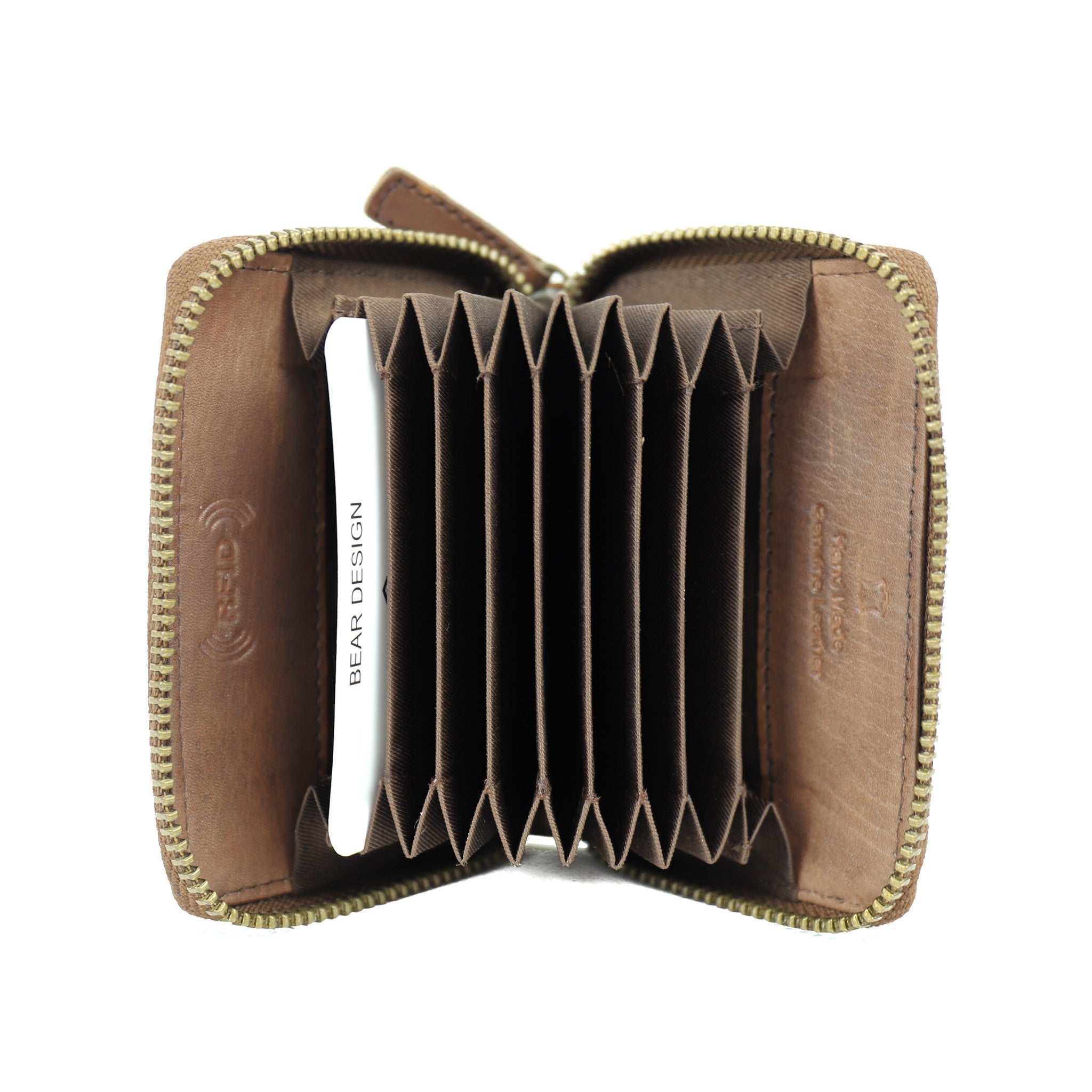 Card holder 'Rudie' dark brown - CL 19408