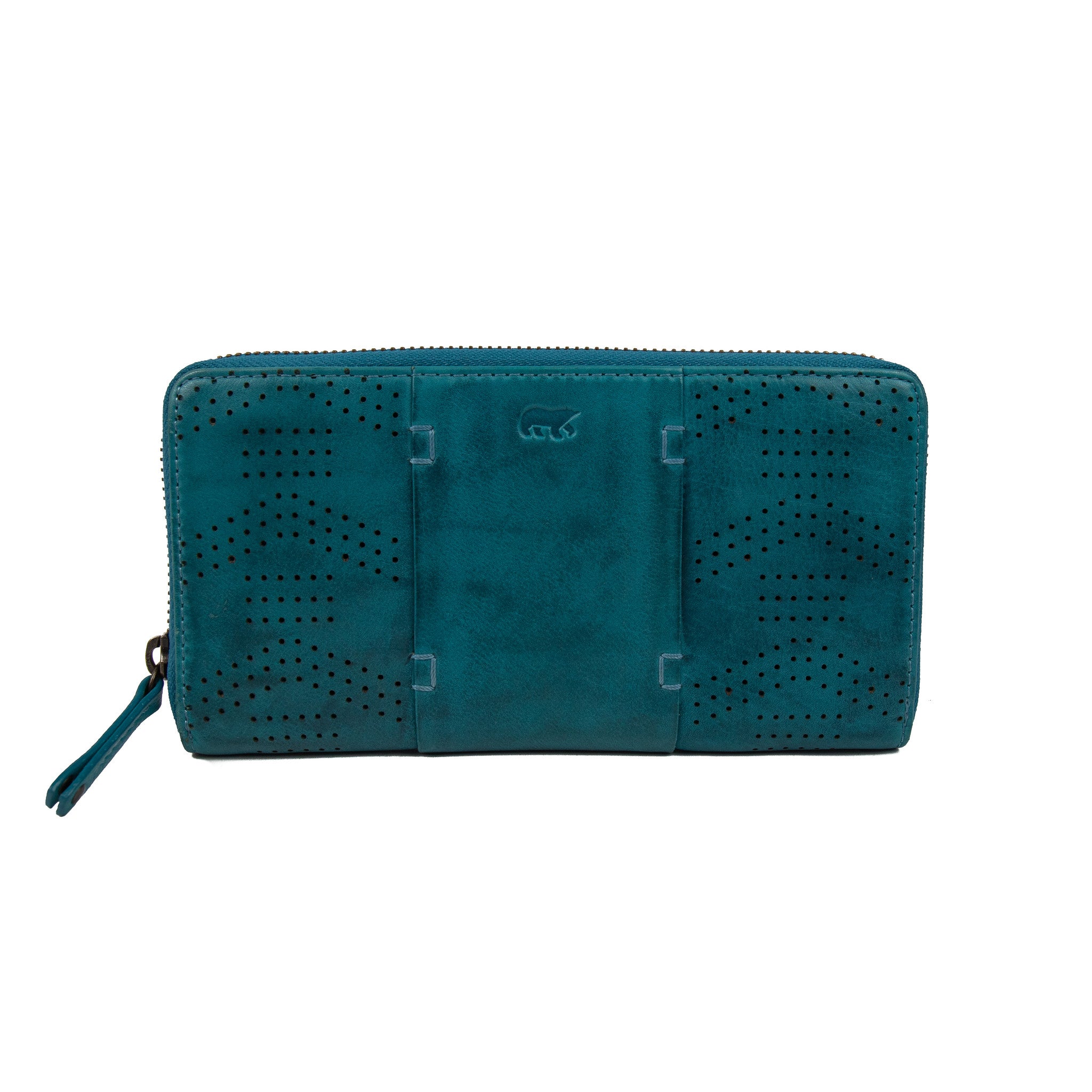 Zipper wallet 'Mirte' aqua - CL 18207