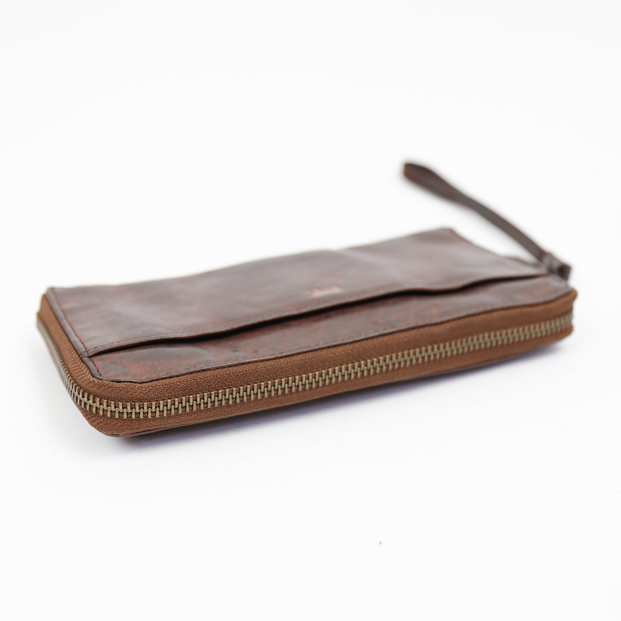 Zipper wallet 'Sofie' dark brown - CL 15882