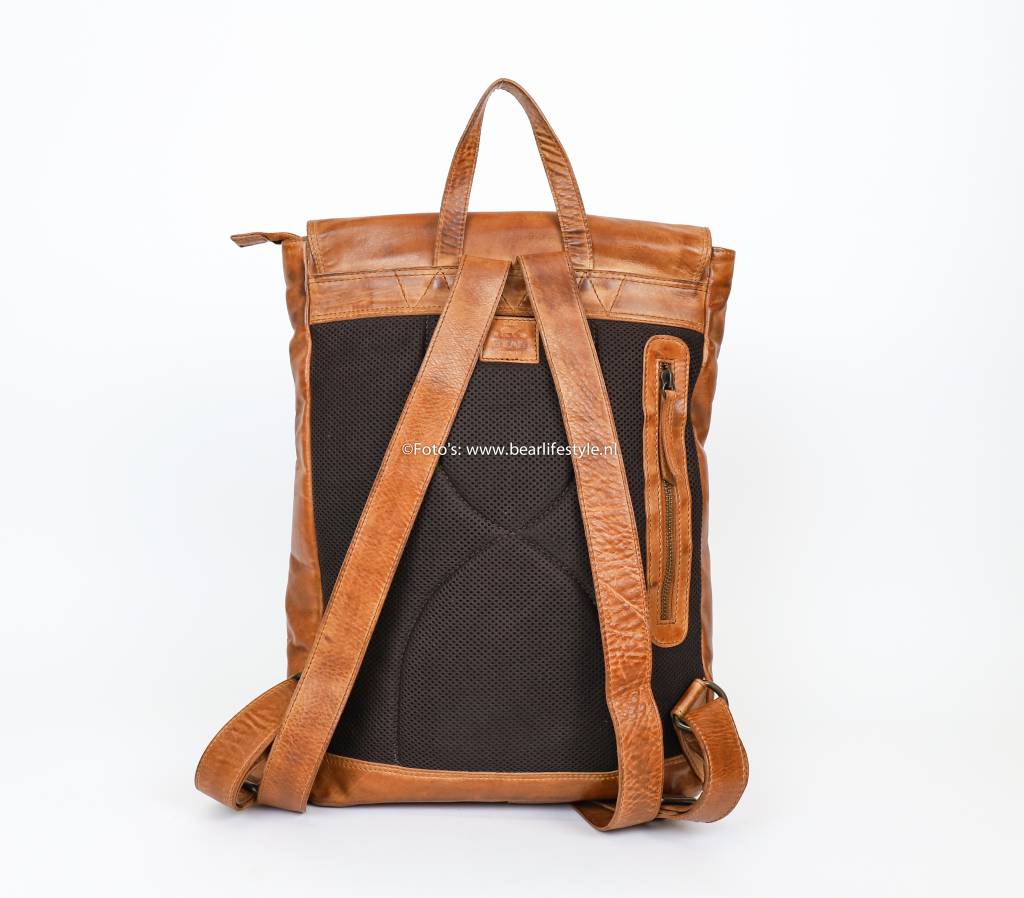 Backpack 'Rob' cognac - CL 36502