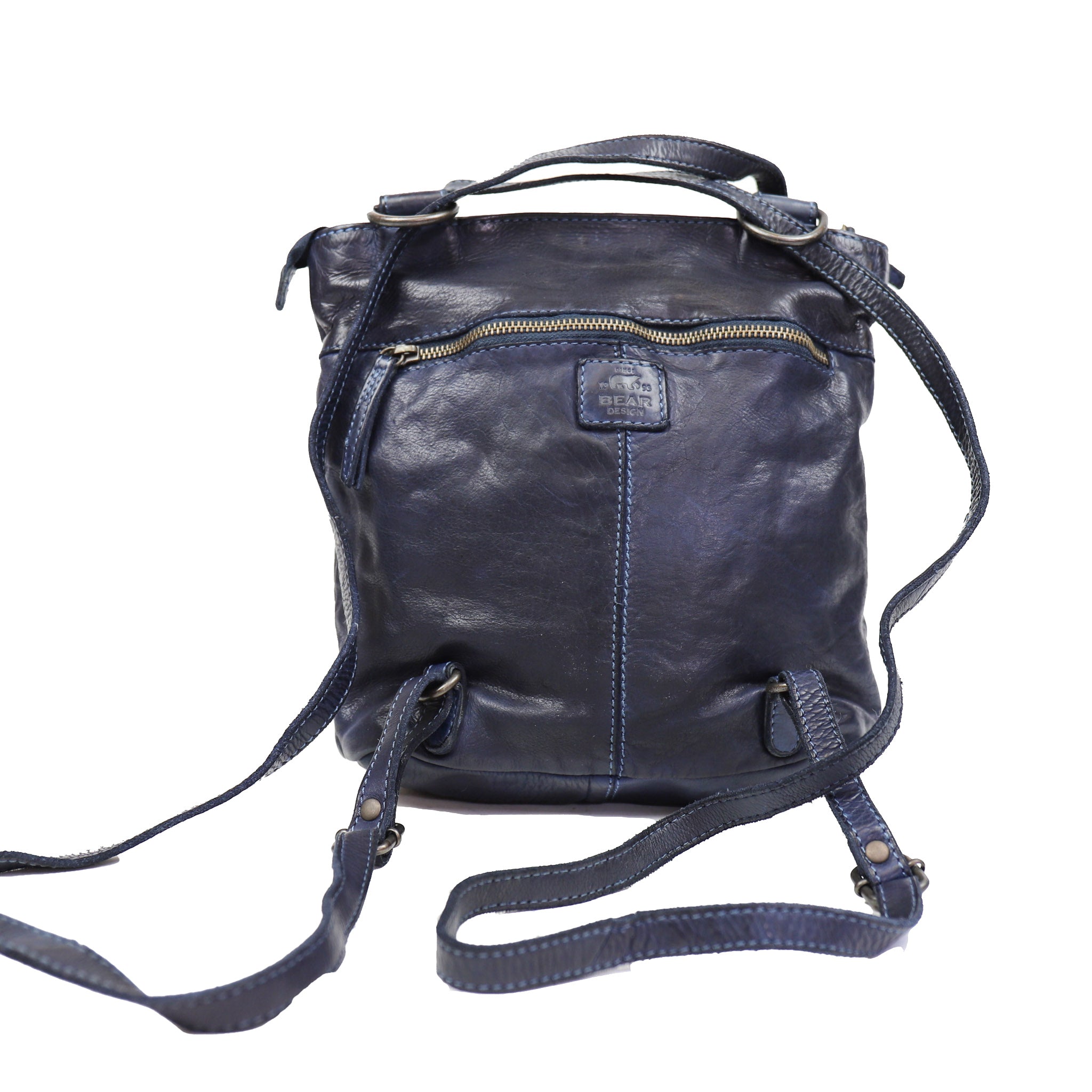 Shoulder bag Sandy dark blue shopping BEARLifestyle.nl