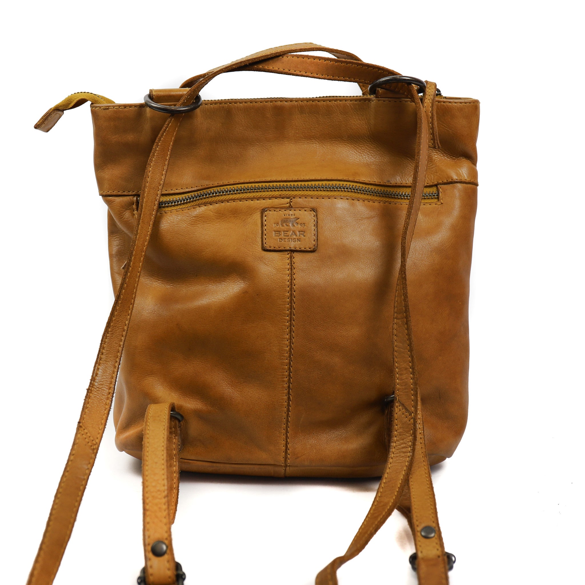 Backpack/shoulder bag 'Sandy' yellow ocher - CL 40273