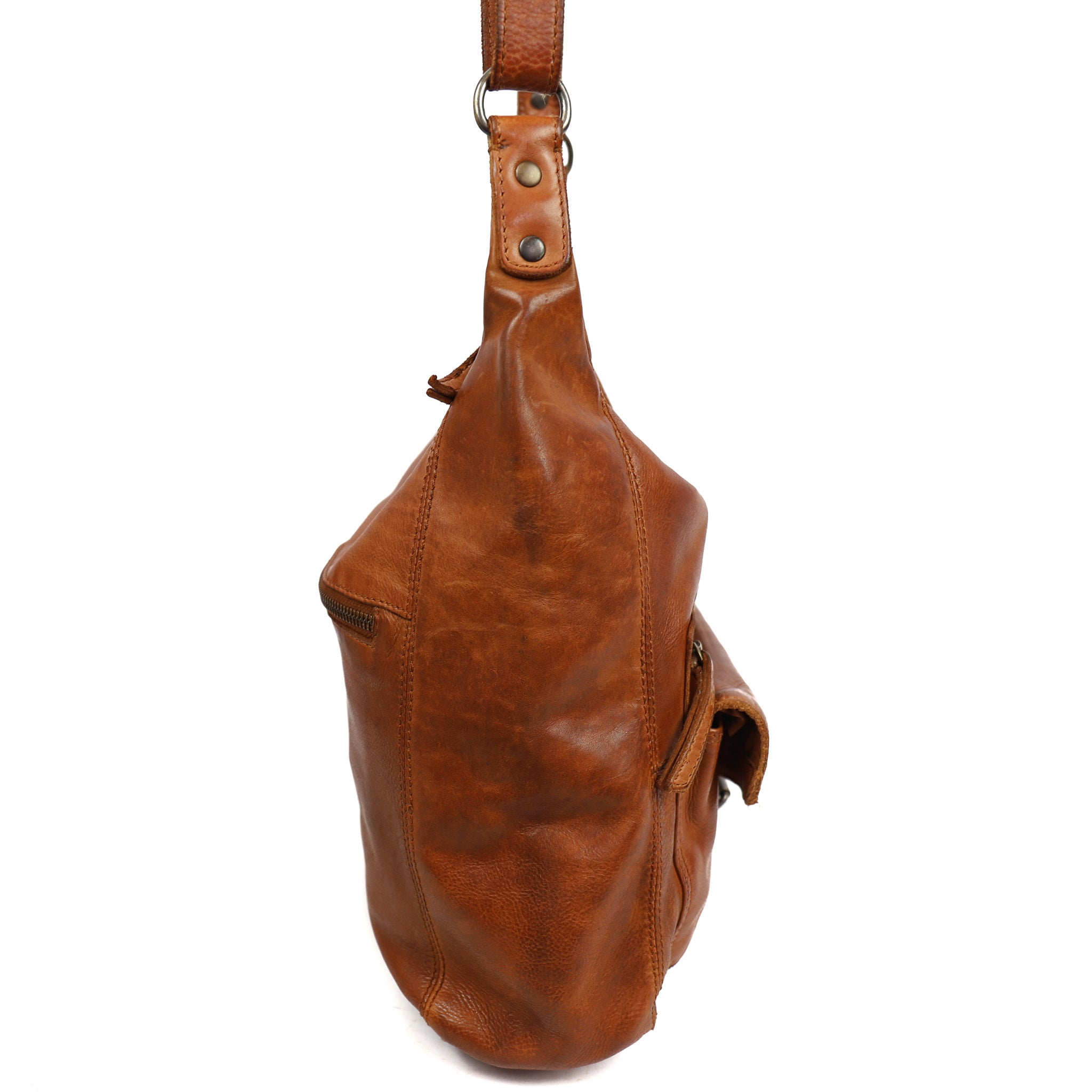 Shoulder bag 'Anna' cognac - CL 32612