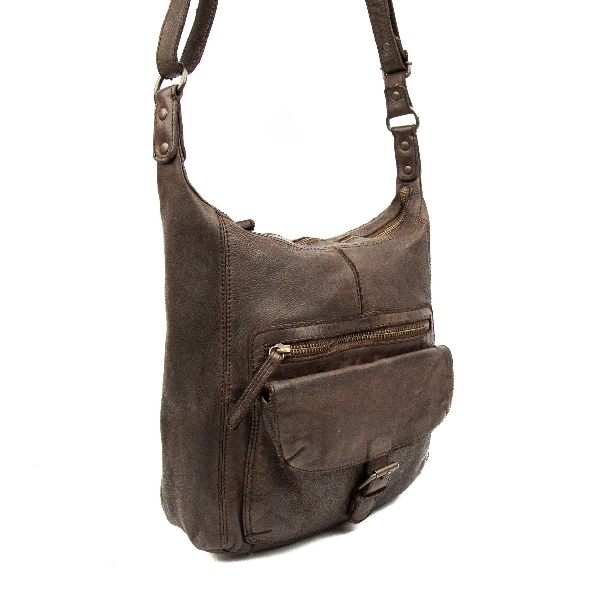 Shoulder bag 'Anna' dark brown - CL 32612