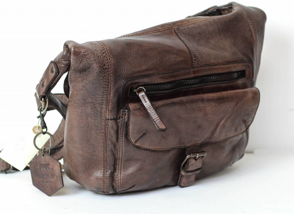 Shoulder bag 'Anna' dark brown - CL 32612