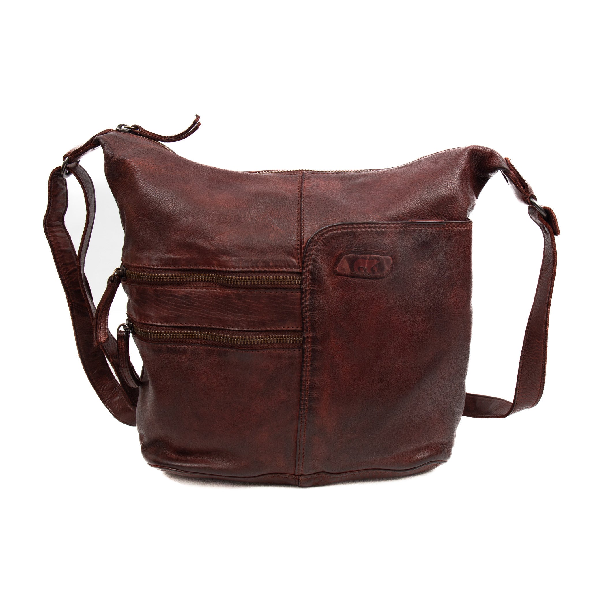 Shoulder bag 'Frieda' burgundy - CL 40498