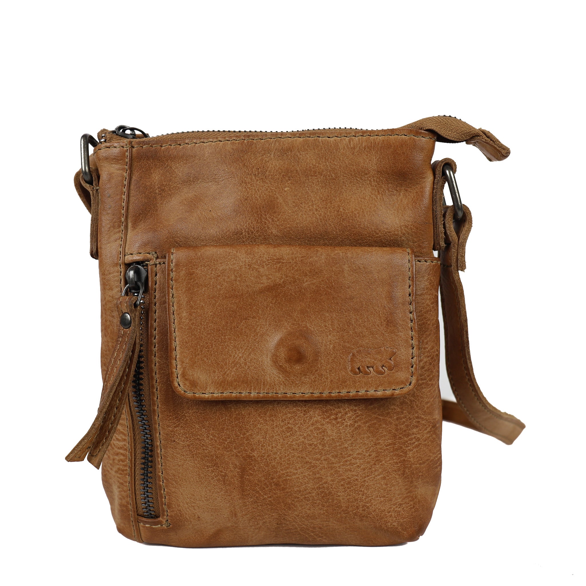 Shoulder bag 'Davide' taupe - CP 2327