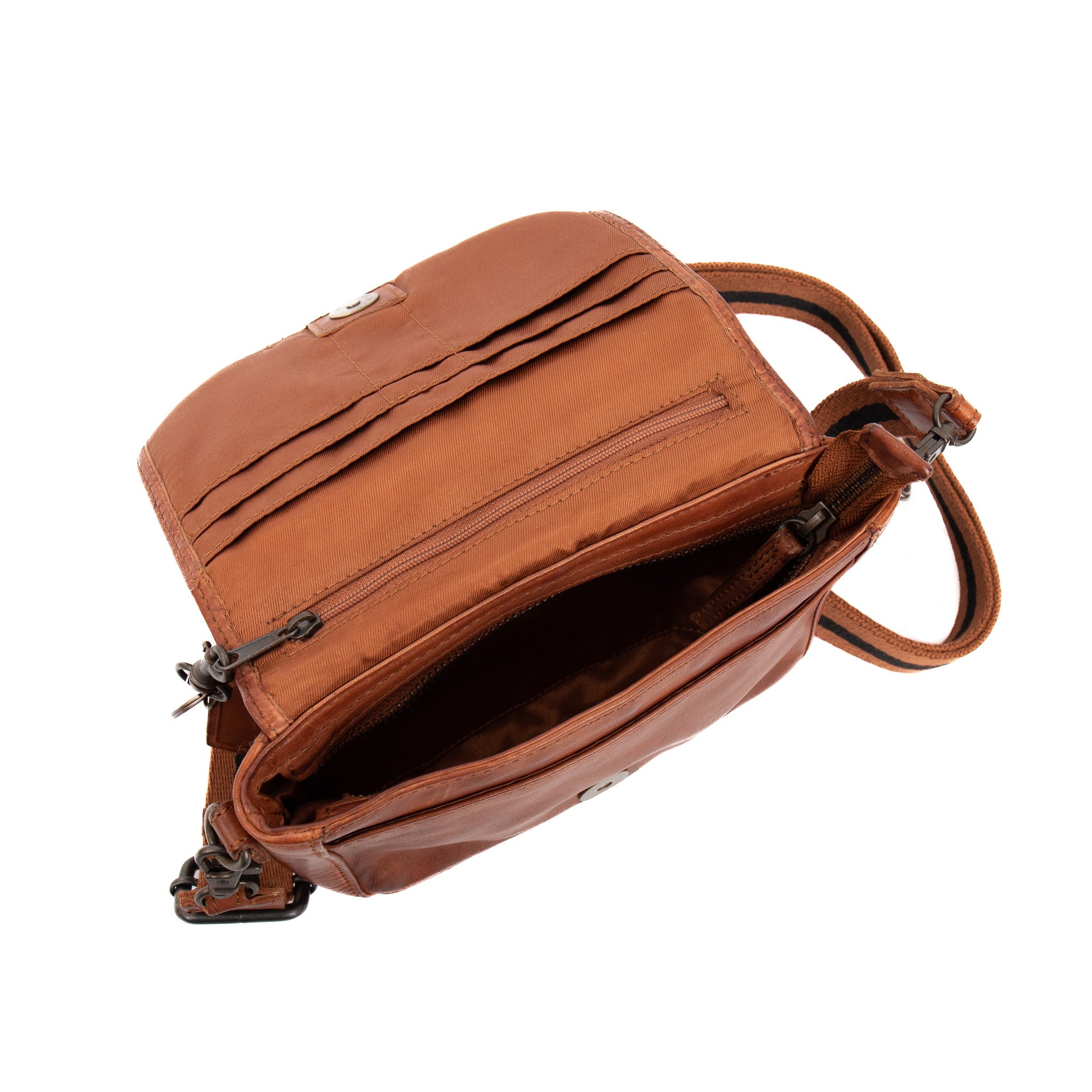 Shoulder bag 'Giulia' cognac - CL 41354