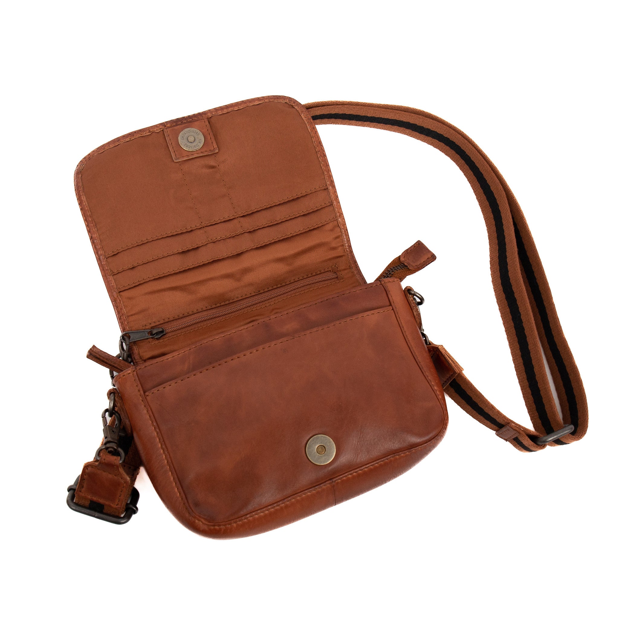 Shoulder bag 'Giulia' cognac - CL 41354