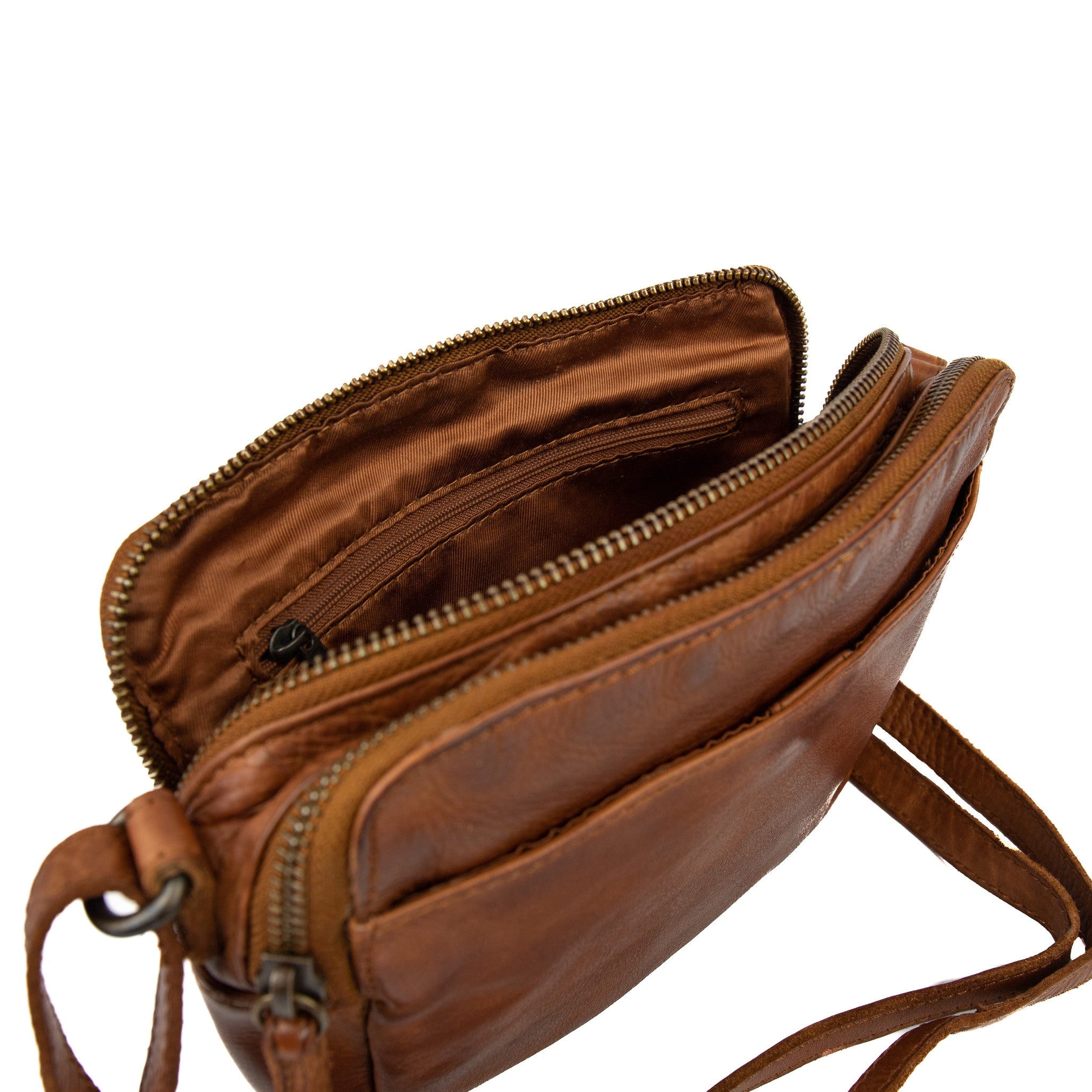 Shoulder bag 'Irem' cognac - CL 42298