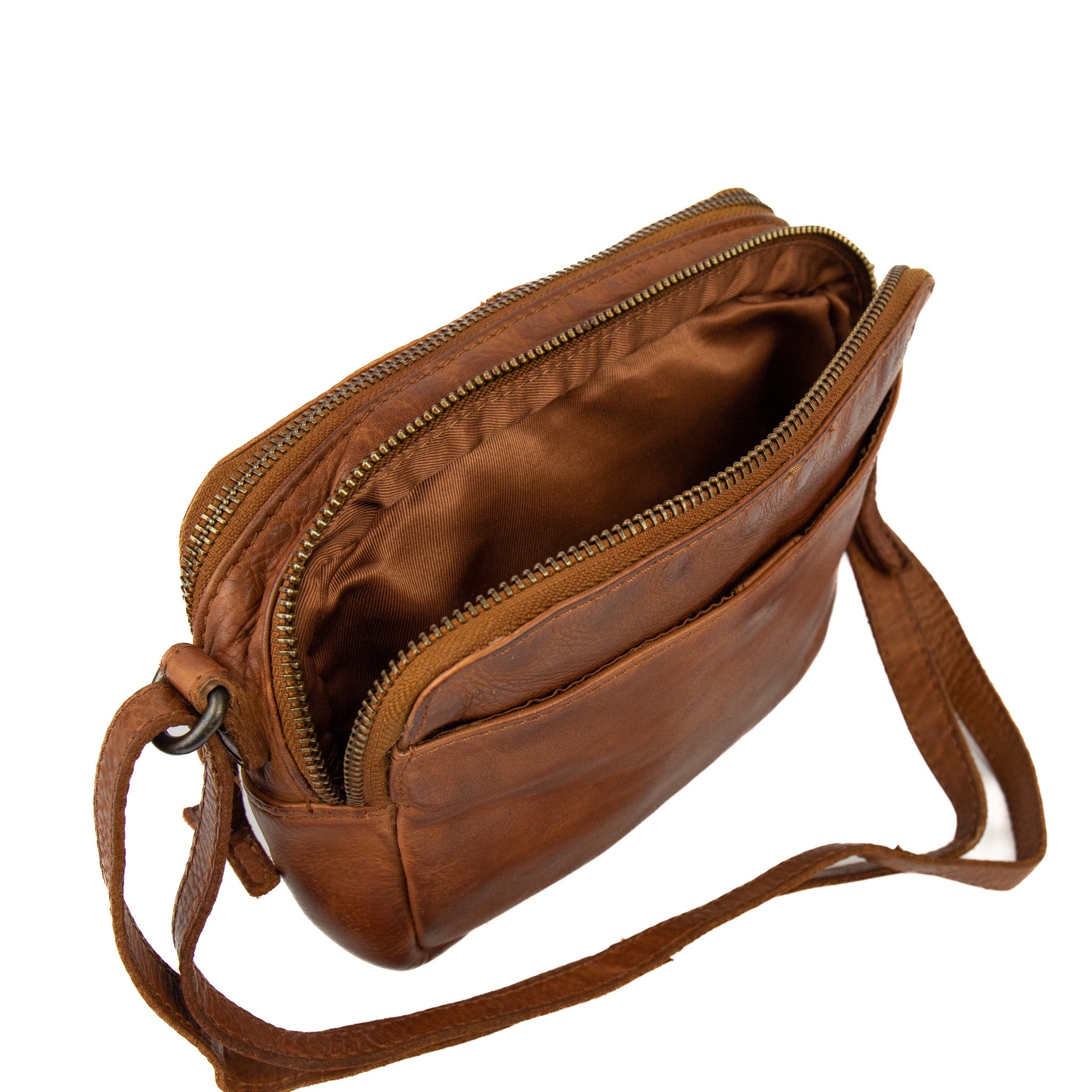 Shoulder bag 'Irem' cognac - CL 42298