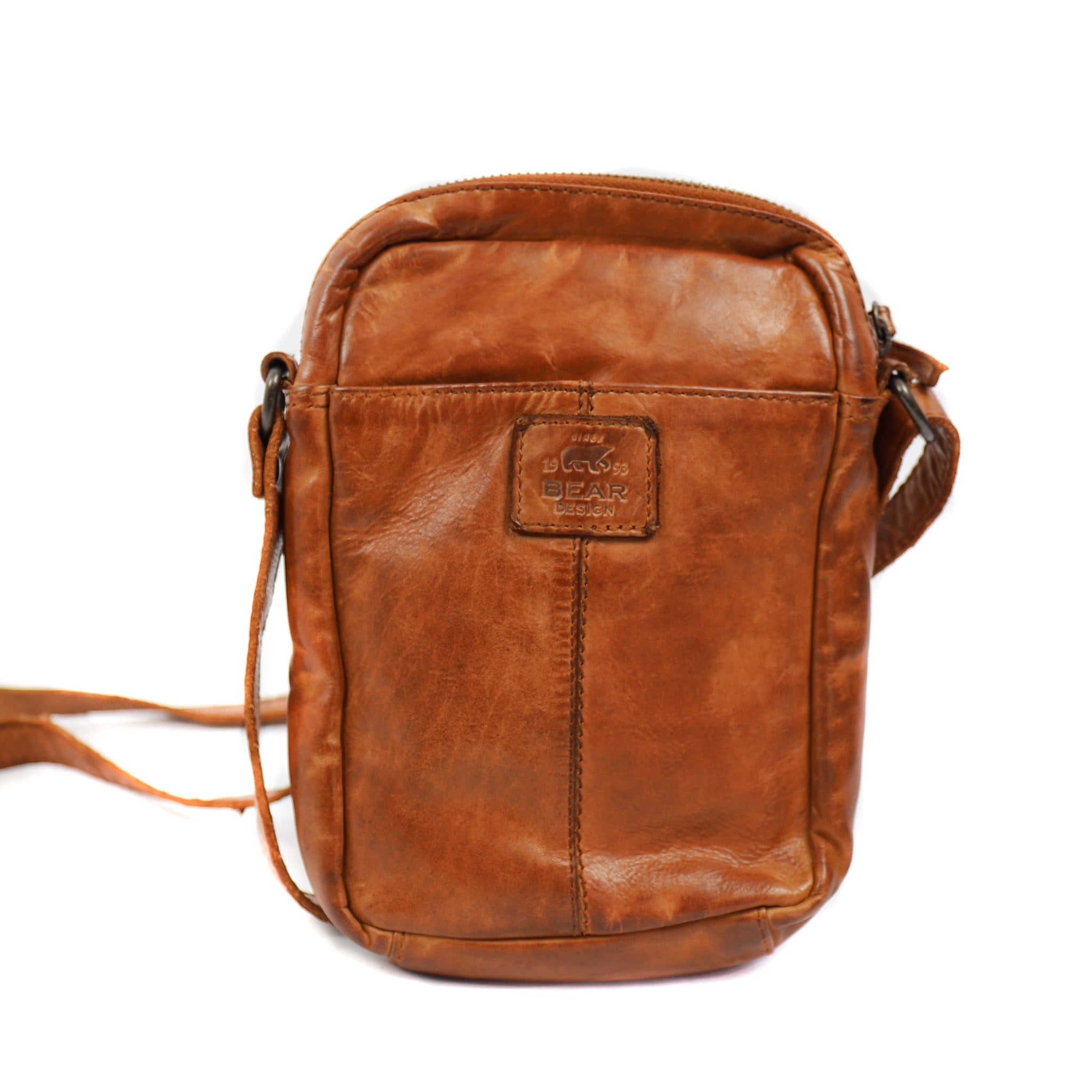 Shoulder bag 'Karin' cognac - CL 5243