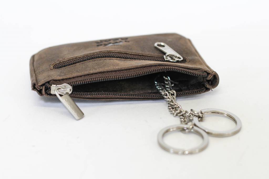 Key pouch 'Timo' brown