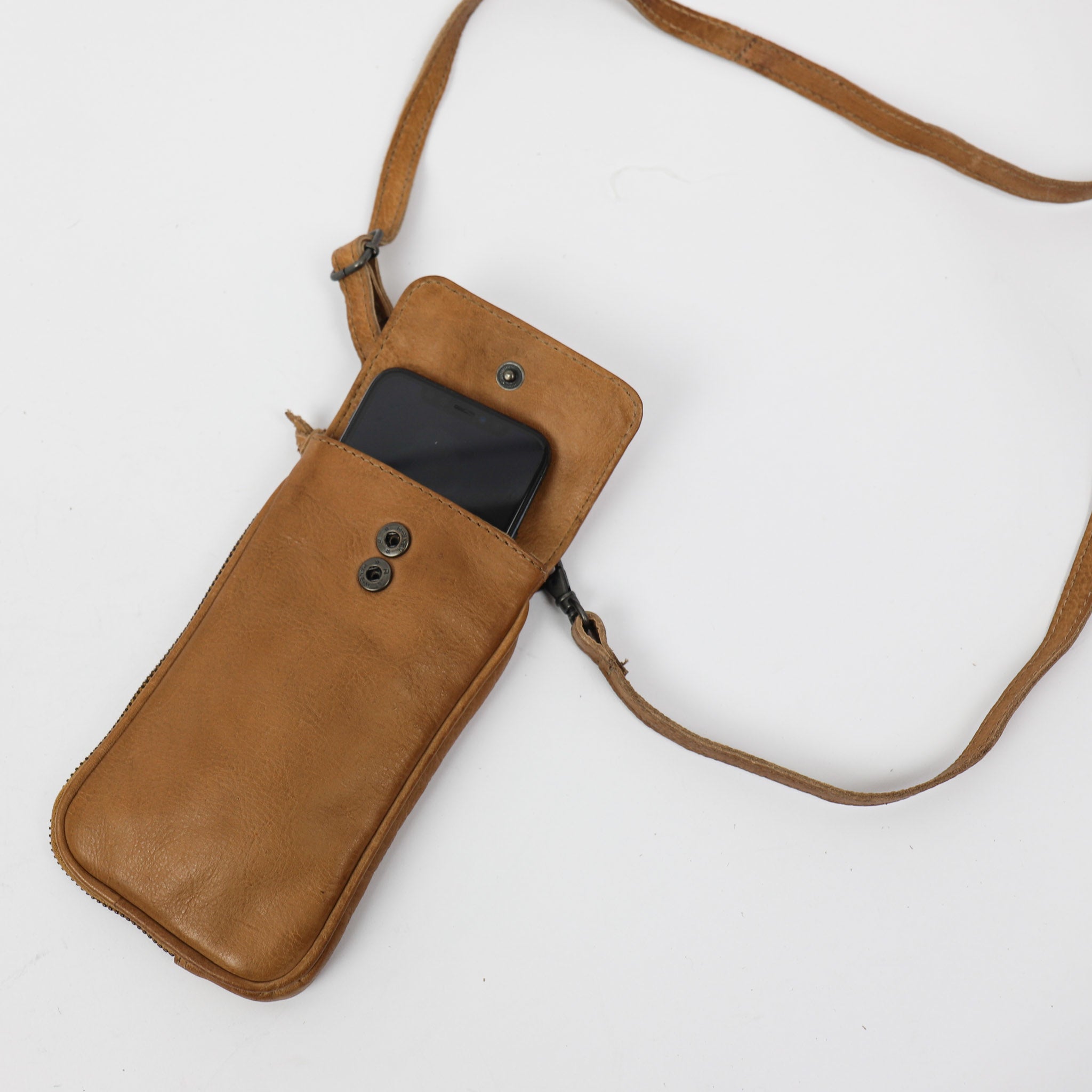 Phone bag 'Ahana' taupe - CP 2106