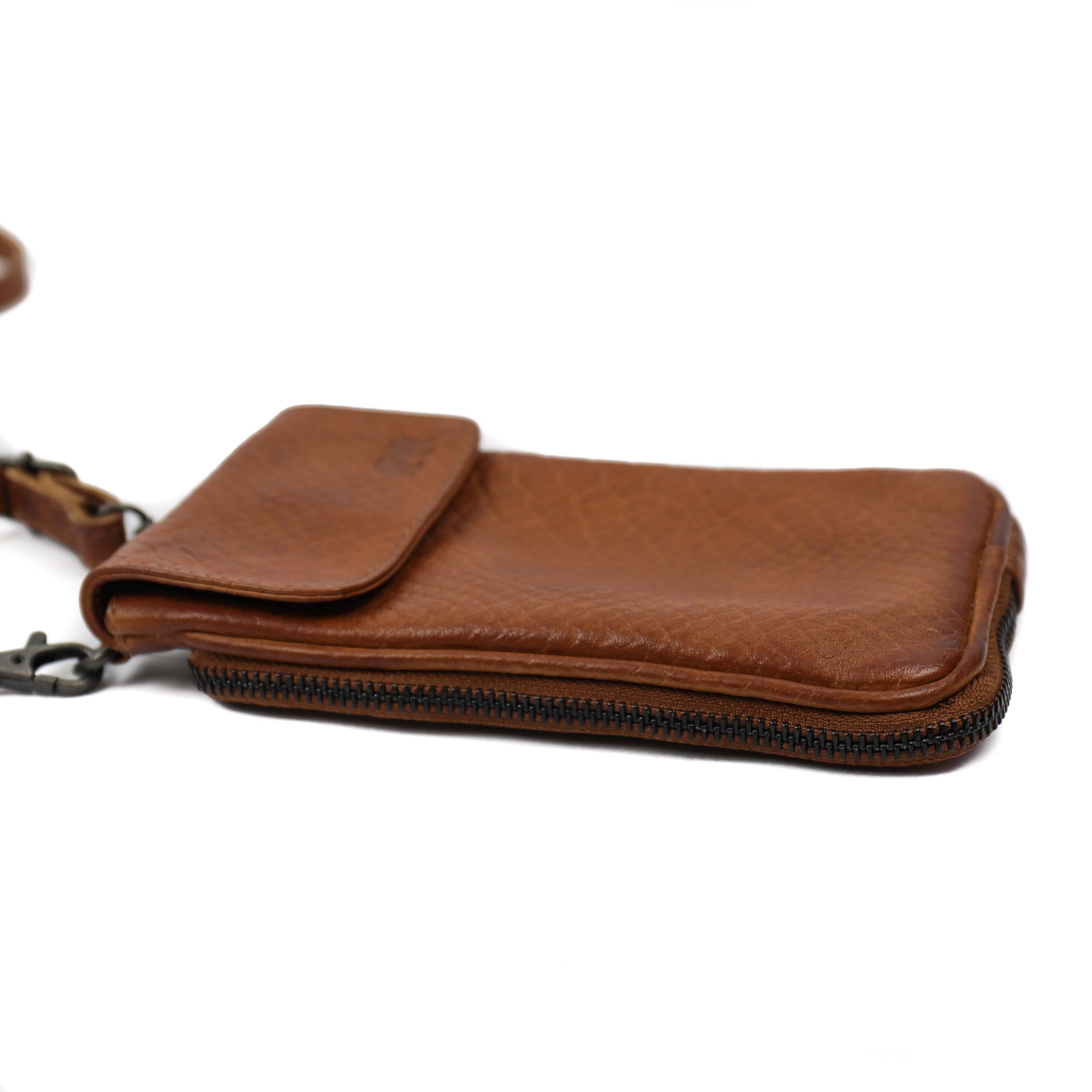 Phone bag 'Elske' cognac python - PH 2106