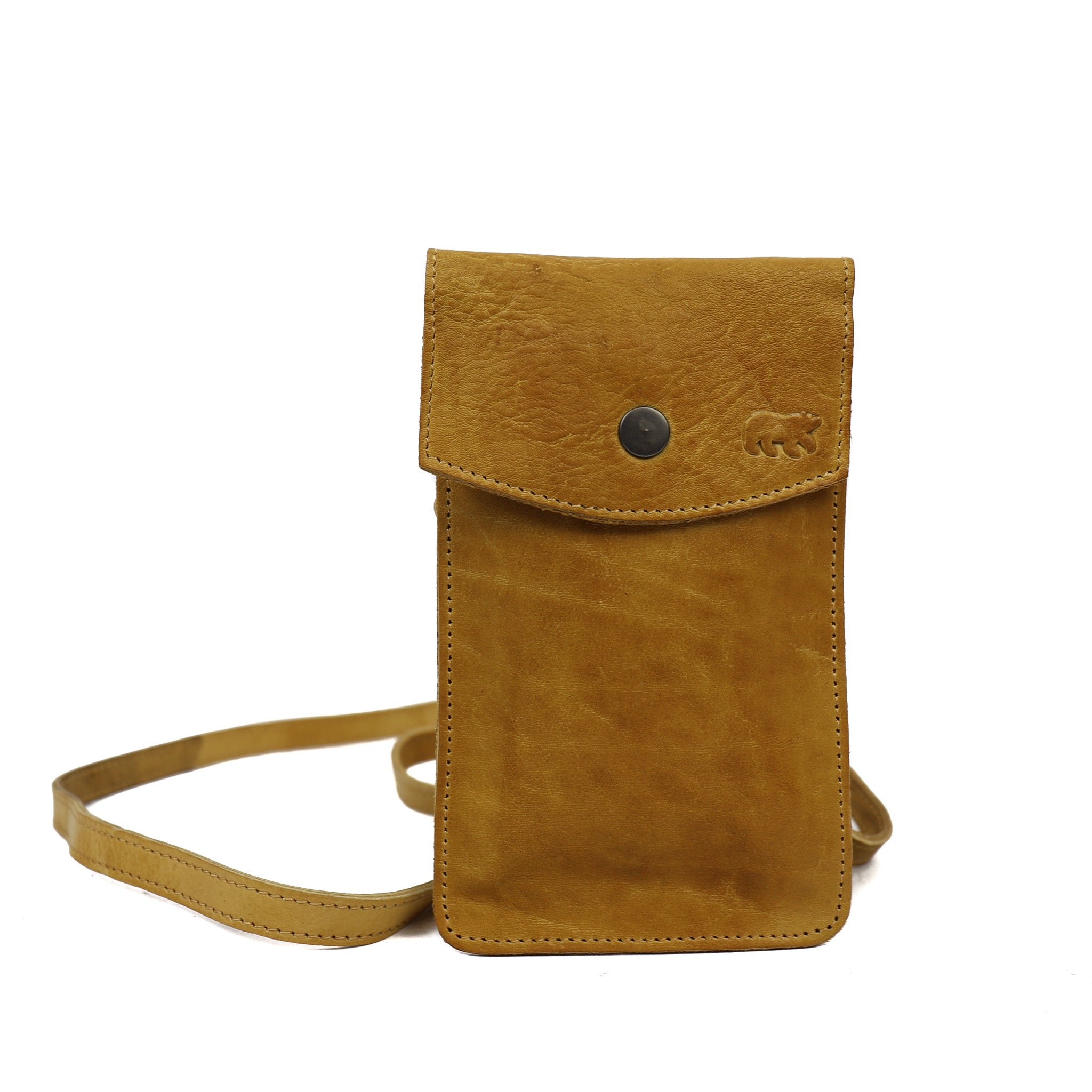 Phone bag 'Priya' yellow - CP 2071