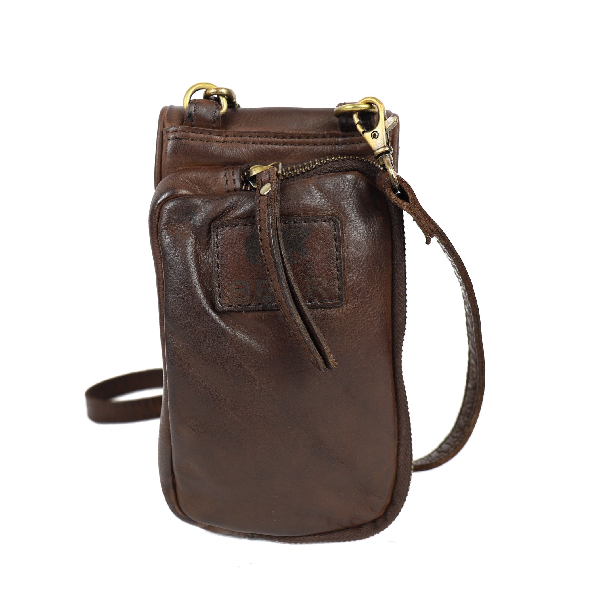 Phone bag 'Saskia' brown - MJ 1718