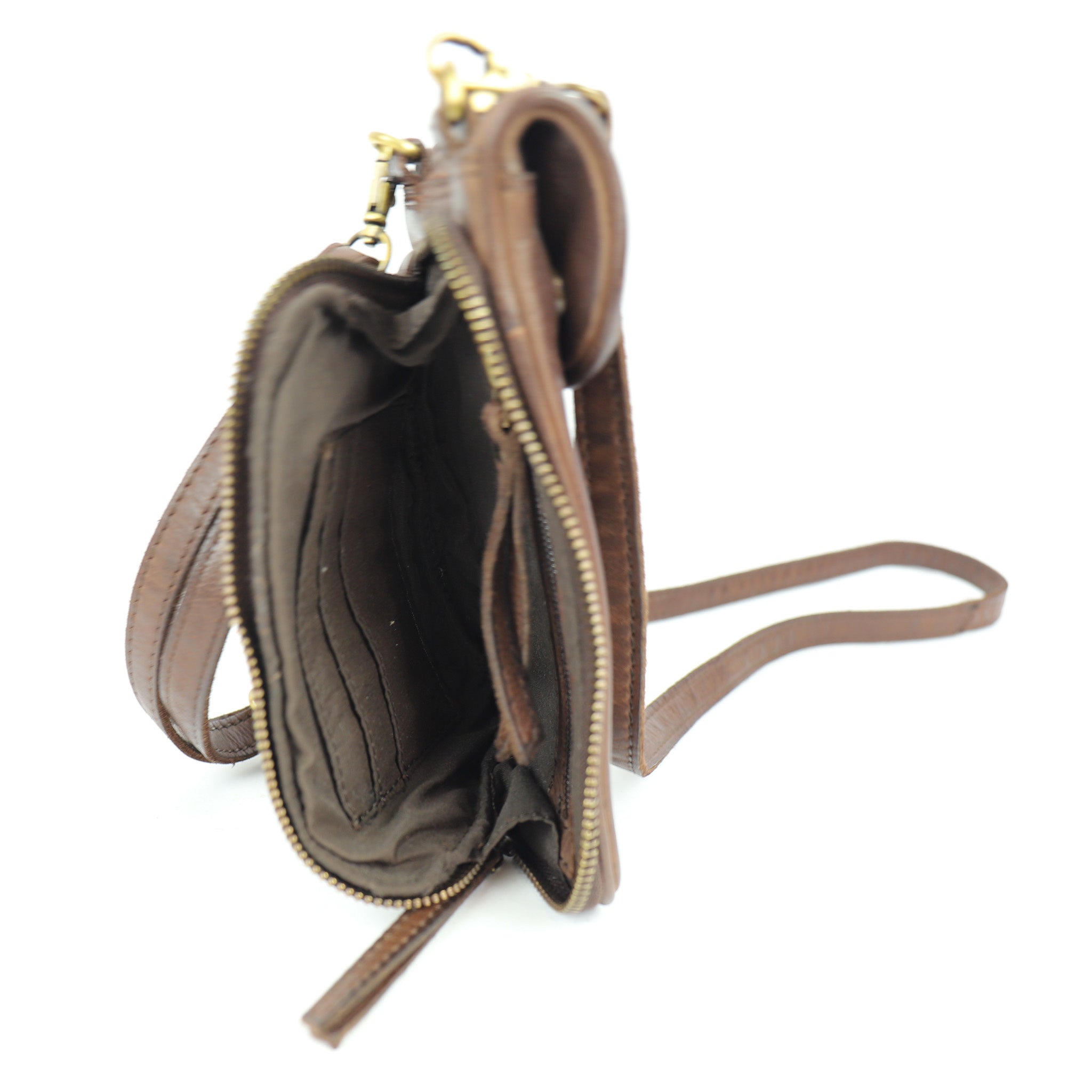 Phone bag 'Saskia' brown - MJ 1718