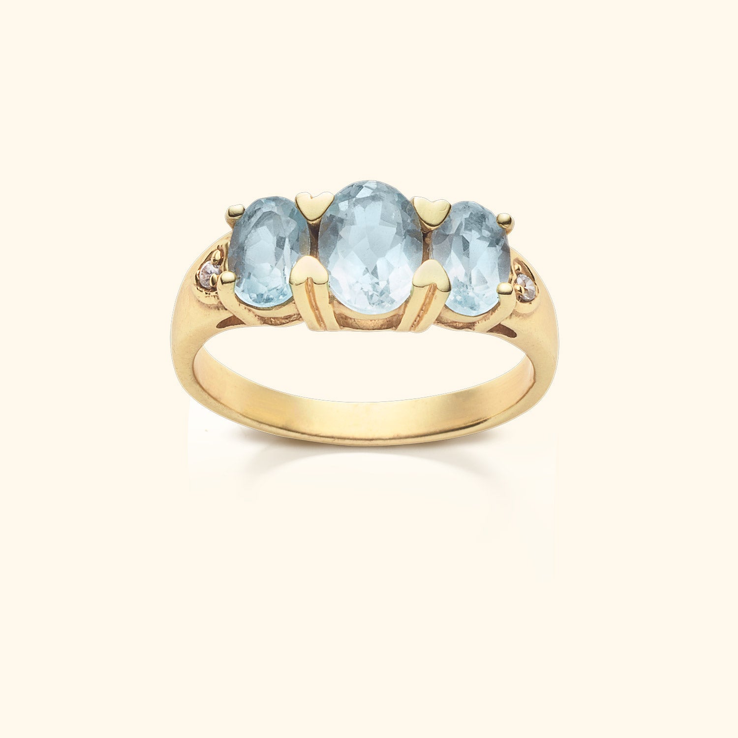 Vintage Blue Topaz ring