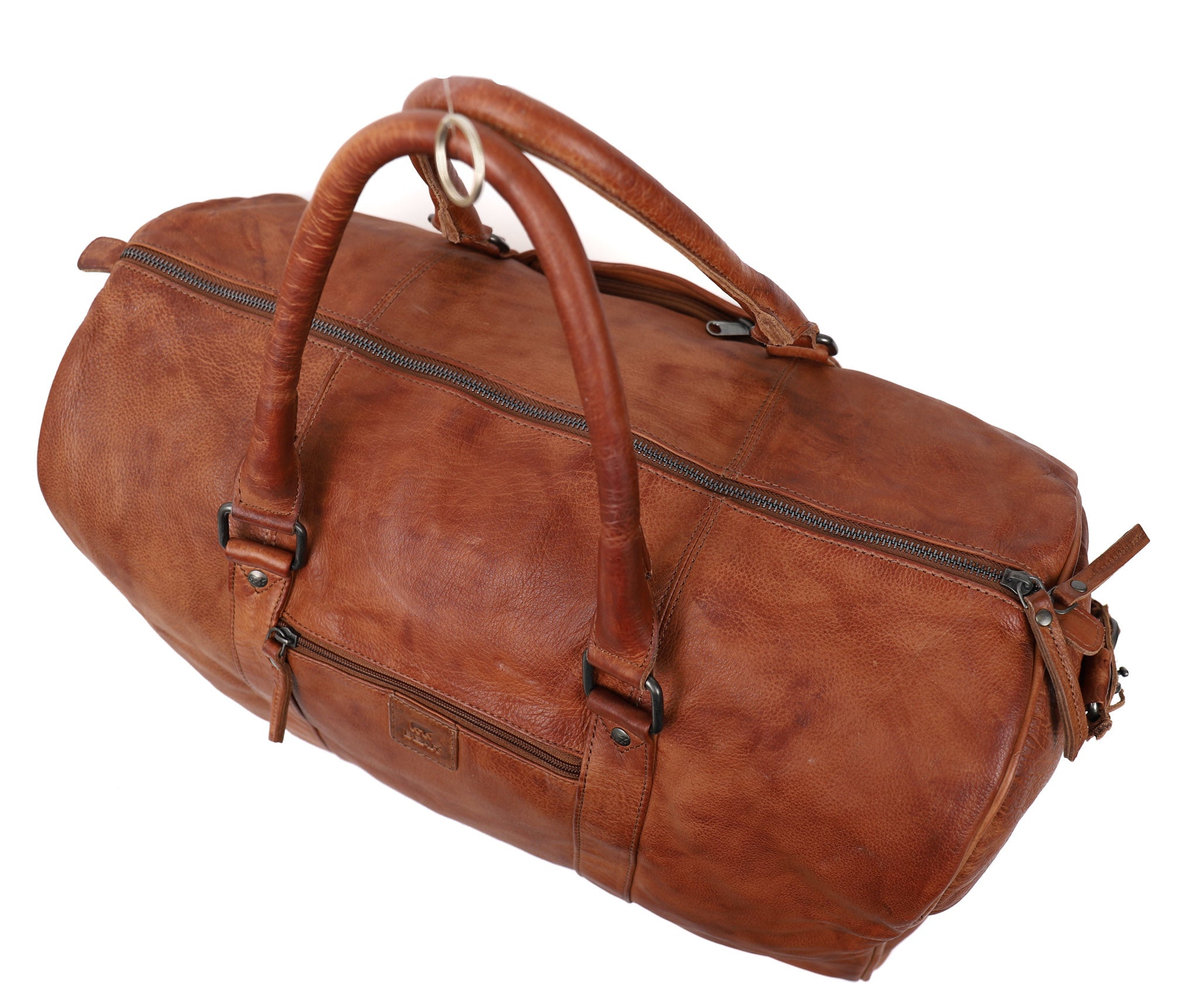 Weekend bag 'Daniel' L cognac - CP 2292