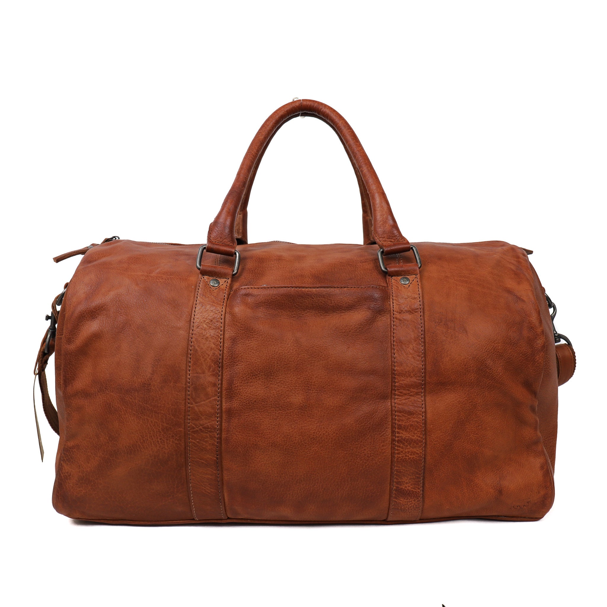 Weekendtas 'Daniël' L cognac - CP 2292