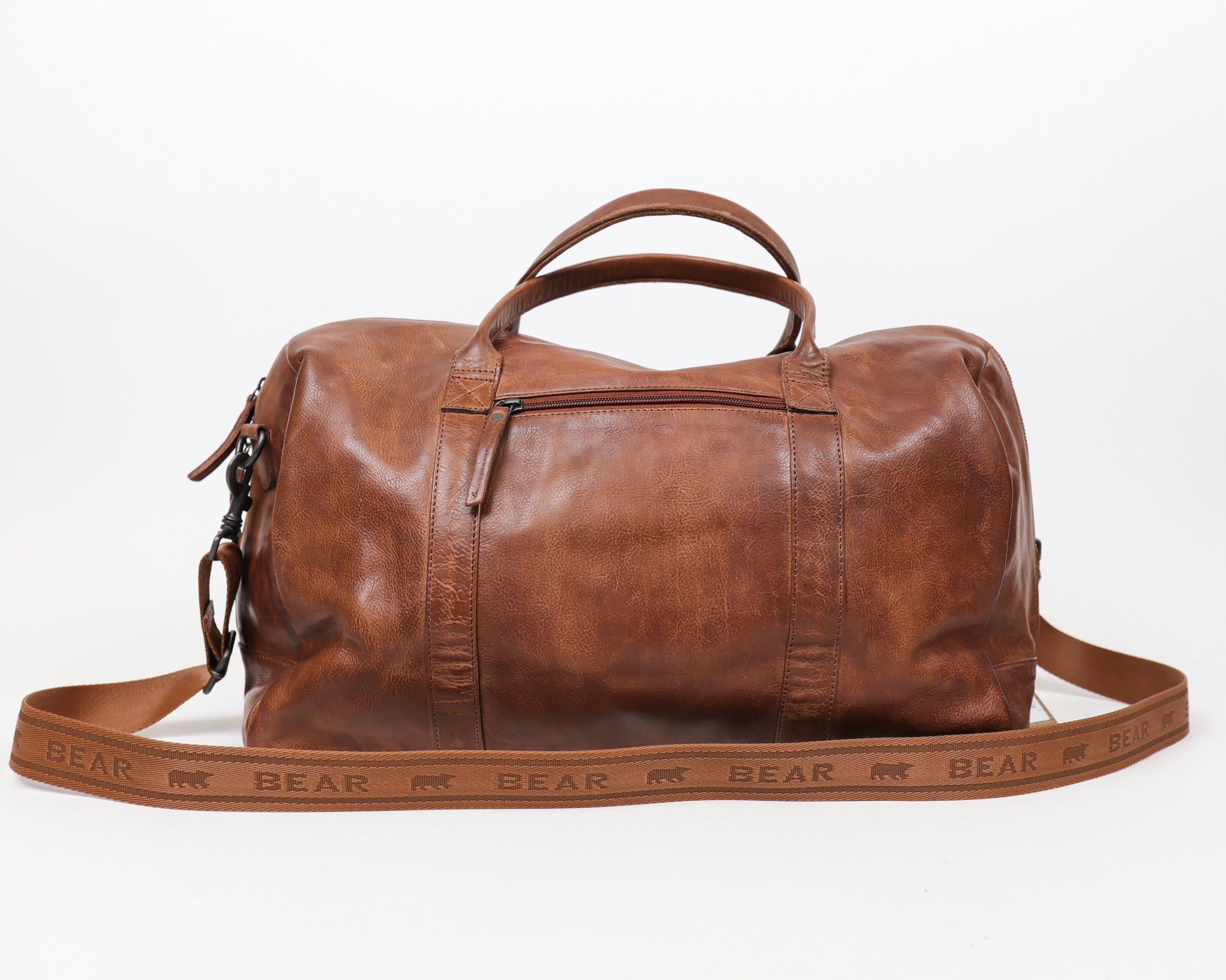 Weekend bag 'Defender' cognac - CP 1701